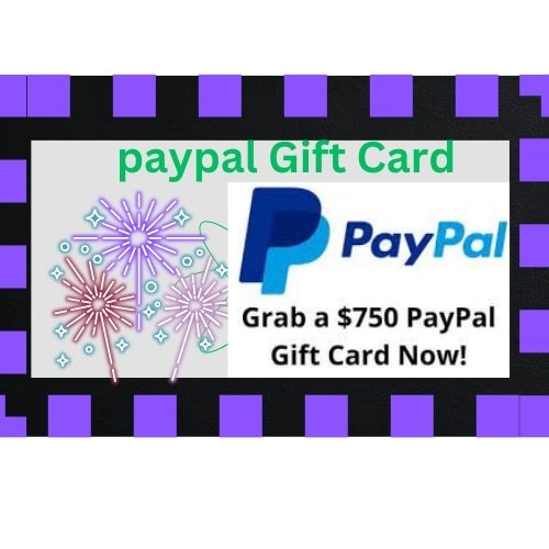 Unused paypal Gift Card-New Way.